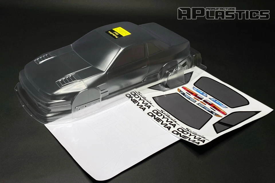 RC Body Car Drift 1:10 Nissan Silvia S13 v2 Wide Coupe style APlastics New Shell - Image 4 of 4