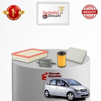 Set Service 4 Filter Opel Meriva A 1.4 16V Twinport 66KW 90CV Von 2004-> 2010