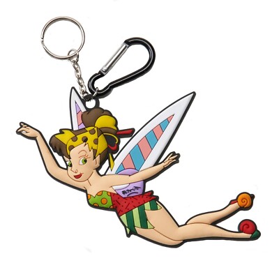 Enesco Disney by Britto Tinker Bell Keychain 3.75 in - NWT