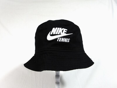 Nike Black White OREO Training & Tennis Core Bucket Hat Sz M/L NEW C-14099 RARE
