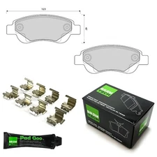 BREMTECH FRONT BRAKE PADS & FITTING KIT FITS: CITROEN C1 2005-2014 BPX2941A