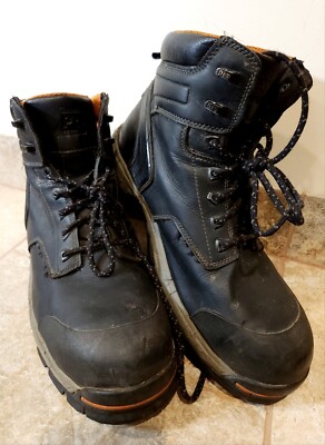 Timberland Pro Stockdale Men\'s 13 W Black Work Boots 6\