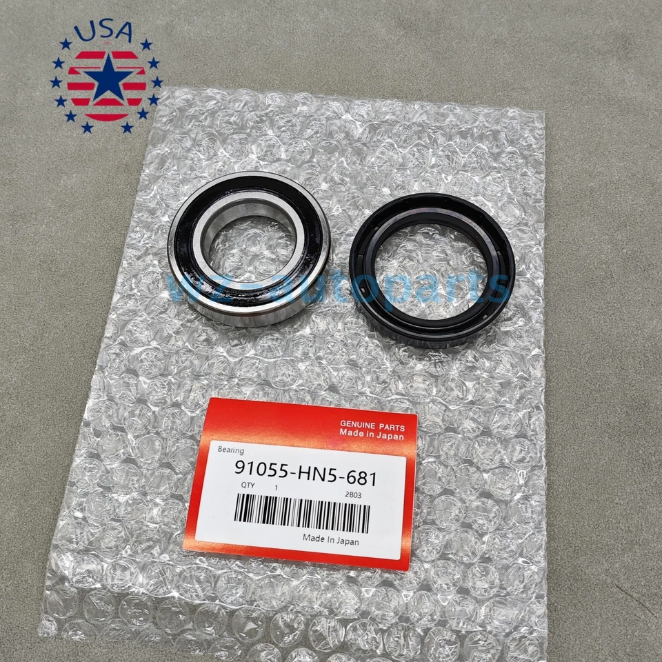 New Left Rear Axle Wheel Bearing Seal Hub Fits For Honda Foreman 400 450 500 USA Foto 4 de 4