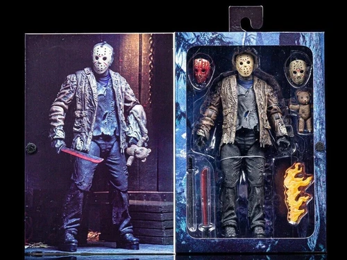 NECA Horror Freddy VS Jason Action Figure 7" Ultimate Jason Voorhees Deluxe Toy - Picture 2 of 12