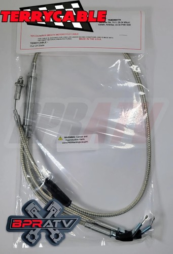 Banshee TWIST Throttle Cable Terrycable Steel Braided Keihin Mikuni Lectron PWK - Picture 6 of 13