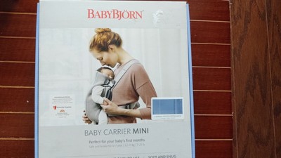 baby carrier mini vintage indigo cotton