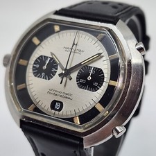 Vintage Rare Hamilton Fontainebleau Choronogr...