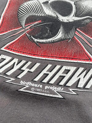Super Rare 1983 Tony Hawk Birdhouse Skateboards Singe Stitch T