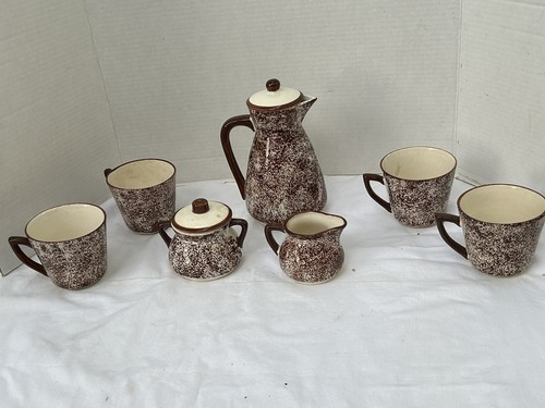 Vintage Mid Century Coffee Time 9-teiliges Servierset Kanne Made in Japan Tilso Teeservice - Bild 2 von 11