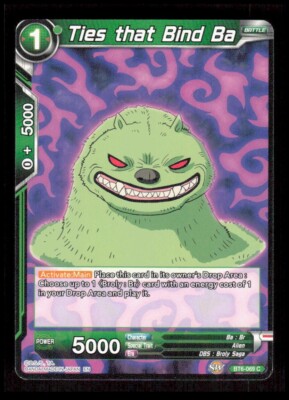 Dragon Ball Super - Ties that Bind Ba - BT6-069 Common Battle Card CB-1-3-F-11