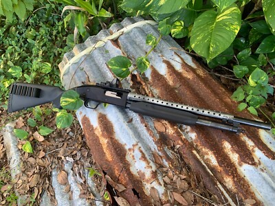 Custom MARINECOAT SILVER GRID Dickinson XX3B PUMP Heat Shield Shotgun