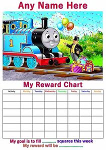 Thomas The Tank Engine Reward Chart