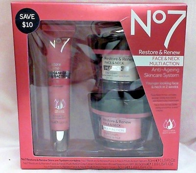 no7 restore & renew multi action skincare system