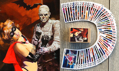 Playing Cards (Poker Deck 54 Cards) Pulp Horror Beauties Vintage Pin-Up Art 177