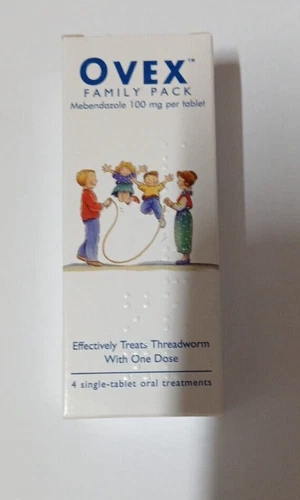 Ovex Family Pack - Threadworm Treatment - 4 Tablets