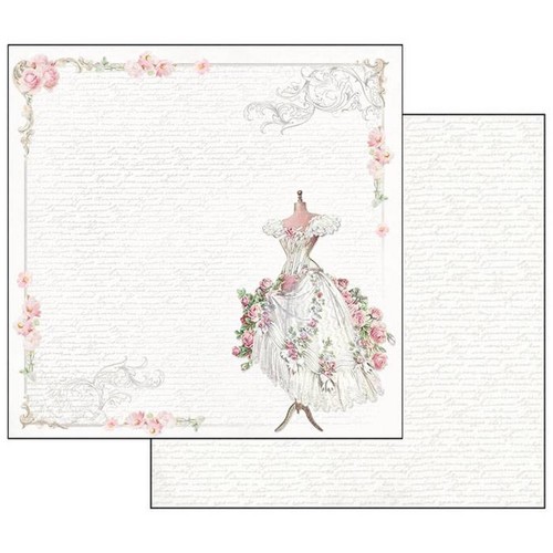 Stamperia WEDDING - 12" X 12" Double Sided Paper - 10 SHEETS - Picture 3 of 12