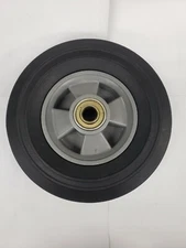 Unbranded 8" x 2.50" Flat Free Solid Rubber Tire w/ Poly Wheel