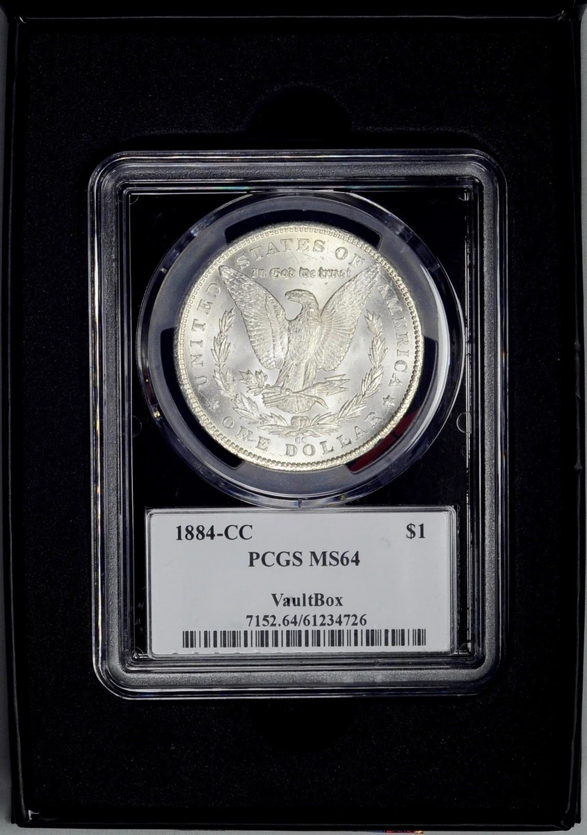 Carson City Grade MS 64 1884 Year Morgan US Dollars (1878-1921
