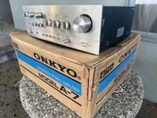Onkyo A-7 Amplifier With Original Box for Parts or Repair