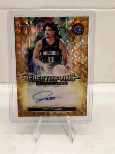 2025 Topps Finest Basketball Gold Geometric Refractor Jett Howard #ESG-JA