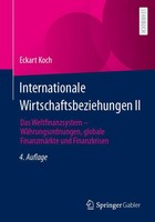 Internationale Wirtschaftsbeziehungen II | Eckart Koch | Taschenbuch | Xxiii