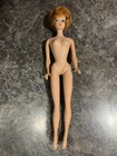 Vintage Mattel Barbie Midge Doll 1962 Vintage Red Bubble Cut Hair Straight Leg
