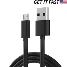 (3-pack) Micro-USB Charger Data Cable for Samsung Motorola HTC Nokia LG, Black