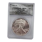 1986 (S) American Silver Eagle Us Coin Anacs Ms70 First Year Issue