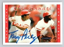 TONY PEREZ  2001 Sunoco Dream Team Autographed MLB card TTM/IP signature