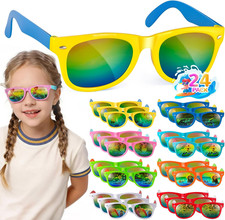 Kids Sunglasses Bulk Party Favors - Boys Girl Glasses for Kid Age 3-8 with Polar