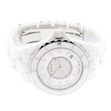 Chanel J12 H1759 38mm SS White Dial Automatic Date Watch #C3586