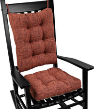 Rocking Chair Cushion Set with Thick Padding, Back Pillow  Seat