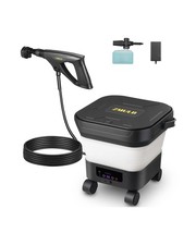 Portable Pressure Washer, Cordless Power Washer with 3.2Gal Water Tank, 522 M...