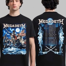 Megadeth North American 2026 Tour Vic Washington Crossing the Delaware T Shirt