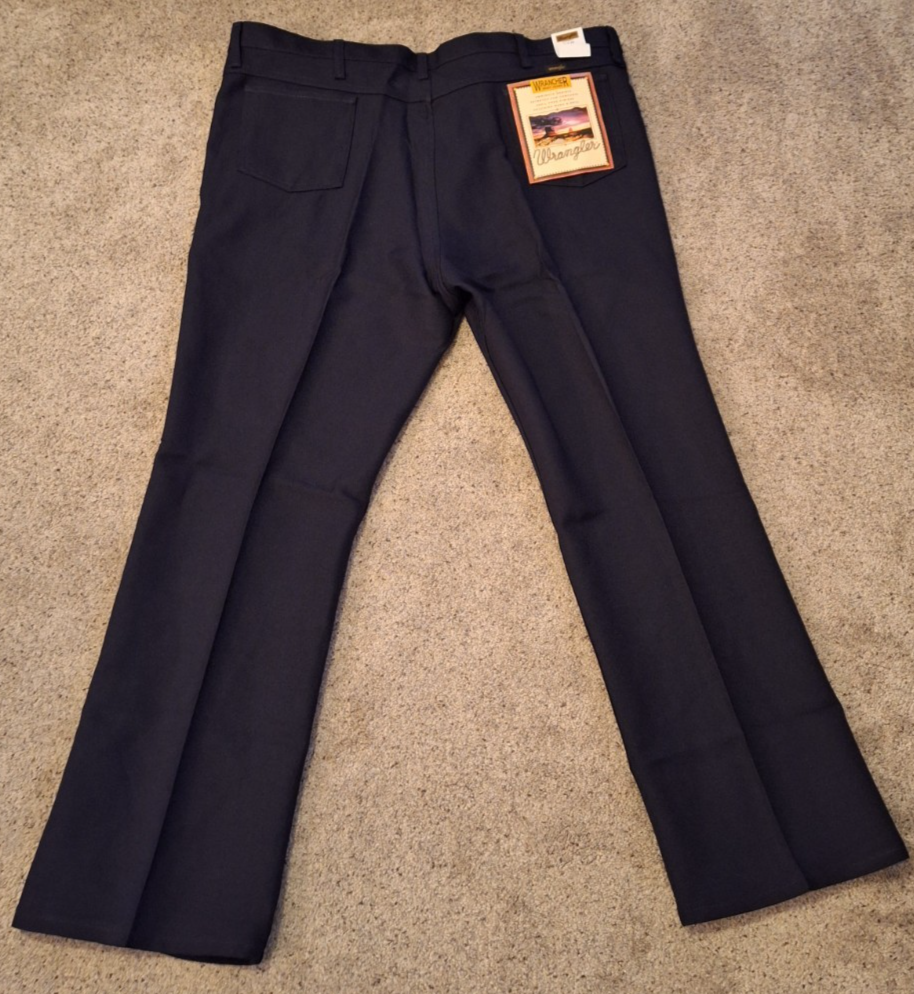 ワコマリア WRANGLER WRANCHER DRESS JEANS New Mens Wrangler Wrancher Dress Jeans Pants Navy Blue 48x32 Big