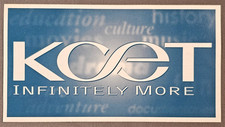 KCET - TV Los Angeles CA PBS Television Bumper Sticker