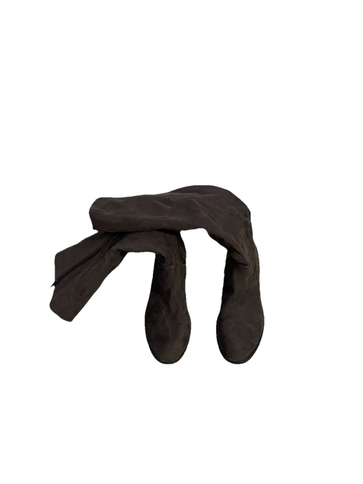 Botas de montar Style & Co. para mujer 7,5 M grises Gracie con cremallera hasta la rodilla nuevas en caja IV7 Foto 3 de 4