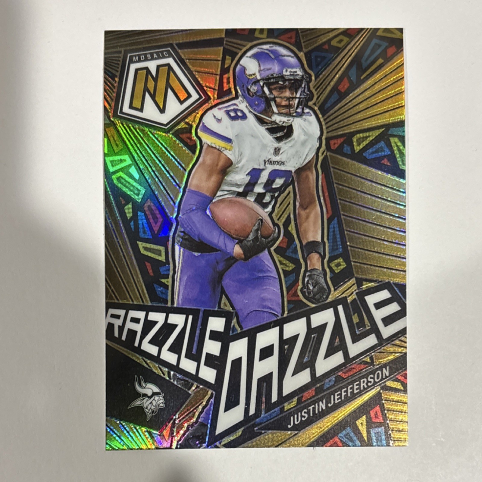 Justin Jefferson 2023 Mosaic #RD-10 Razzle Dazzle /(SSP) Price