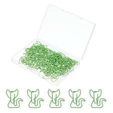 50 Pieces Cat Shaped Staple Small And Cute Staple 31mm Green