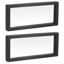 Floating Frame Display Holder Stand 3D Jewelry Display Box 11.81 x 4.33 x 0.7...