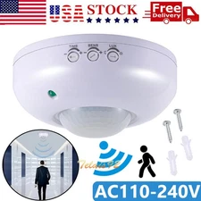 New Motion Sensor Infrared PIR Movement Detector Outdoor Sensor Light Switch