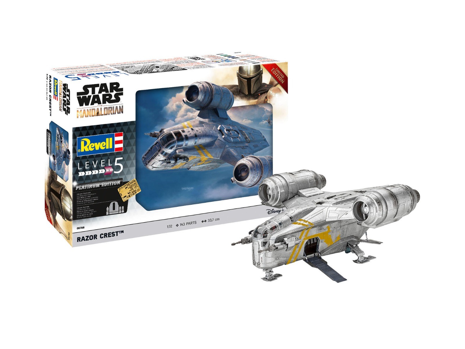 Revell Razor Crest Star Wars maquette à monter Mandalorian 1/72 jeu de construction adulte