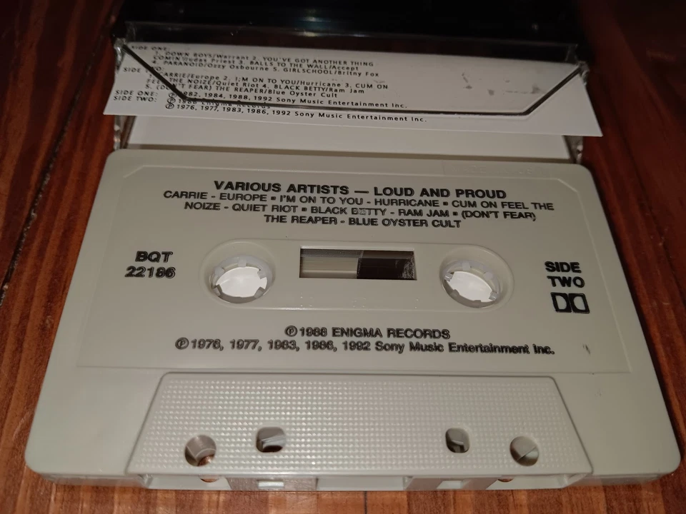 Loud And Proud Club Edition Cassette Sony BQT 22186 Ozzy Quiet Riot Judas Priest - Image 3 of 4