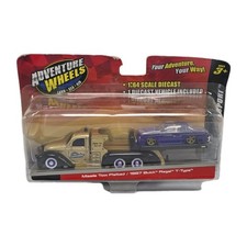 MAISTO ADVENTURE WHEELS 1/64 SCALE CAR & TOW TRUCK 1987 BUICK REGAL T TYPE