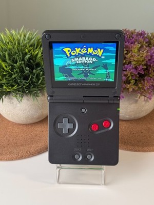 Nintendo Game Boy Advance SP IPS V5 Custom Black GBA SP