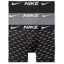 Nike Men's Essential Micro Stretch Boxer Brief Black/Grey /Black Size XL