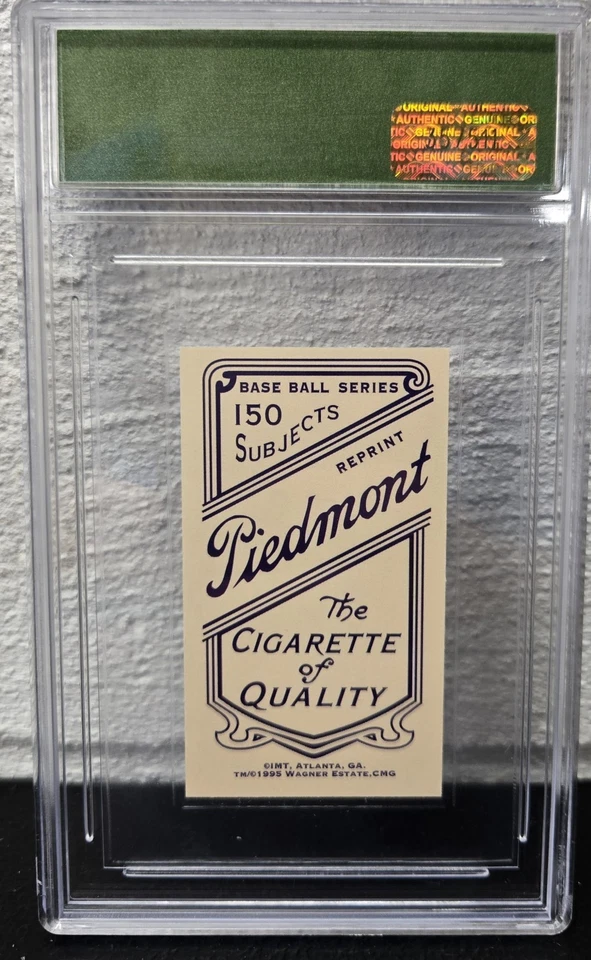 Tarjeta de novato IMT Honus Wagner T206 1995 reimpresión gema graduada como nueva 10 💎 Foto 2 de 2