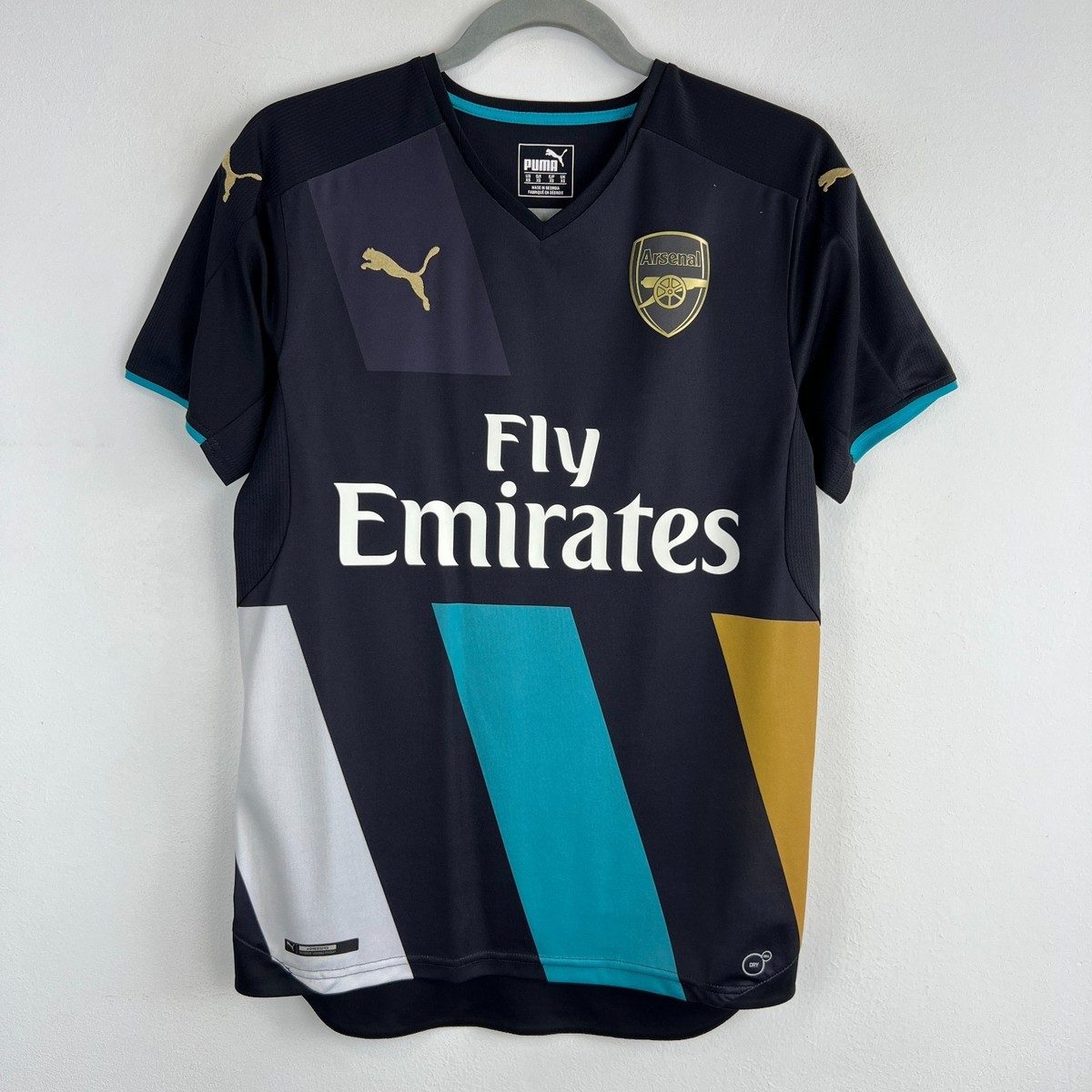 Arsenal London 2015/2016 Puma Third Shirt Soccer Jersey Size XS
