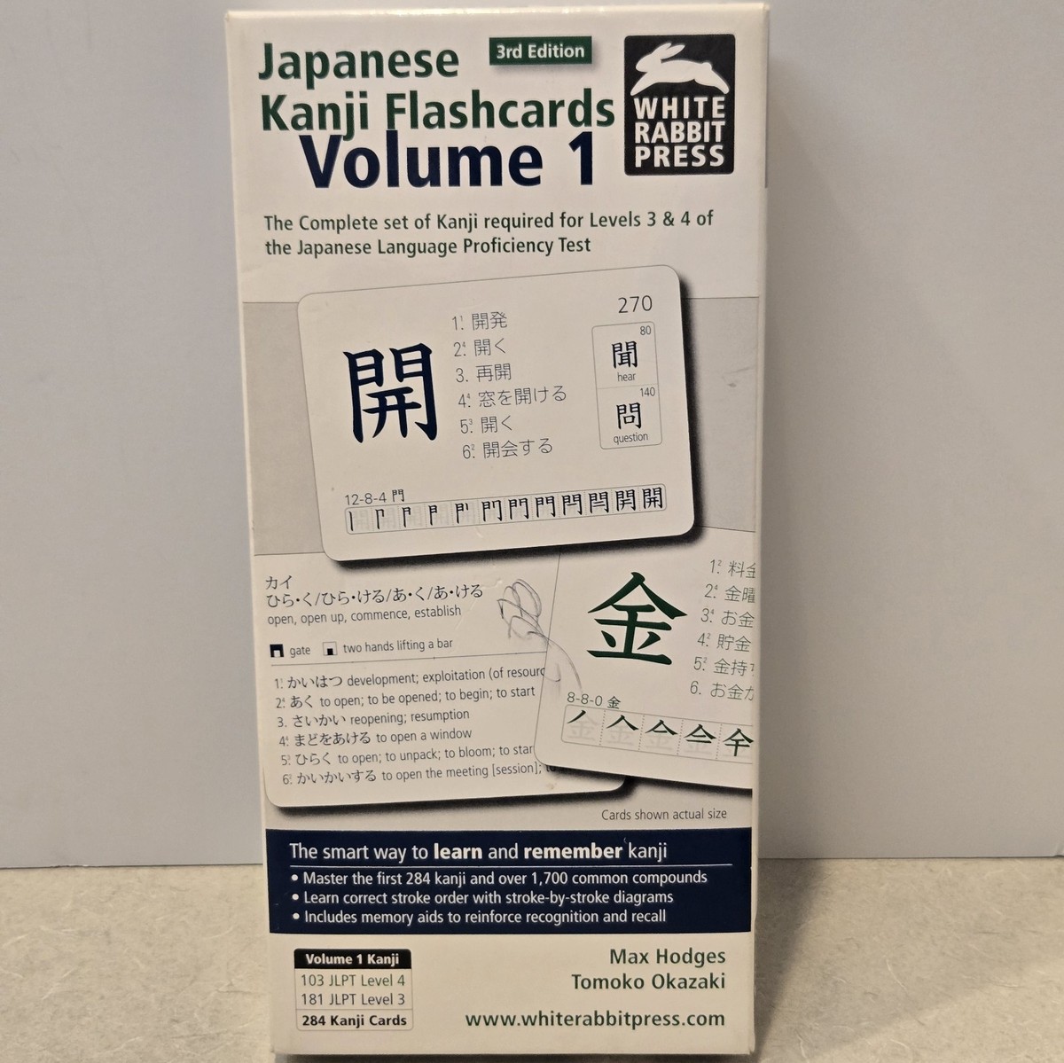 Japanese Kanji Flashcards 3rd Edition Volume 1 White Rabbit Press