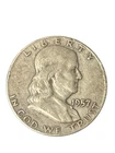 1957 Franklin Half Dollar 90% Silver US Coin – Circulated